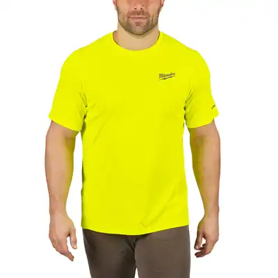 Funktions-T-Shirt gelb mit UV-Schutz M, Milwaukee_0