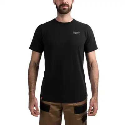 Hybrid-T-Shirt schwarz S, Milwaukee_0