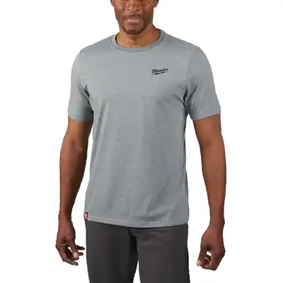 Hybrid-T-Shirt grau XL, Milwaukee_0