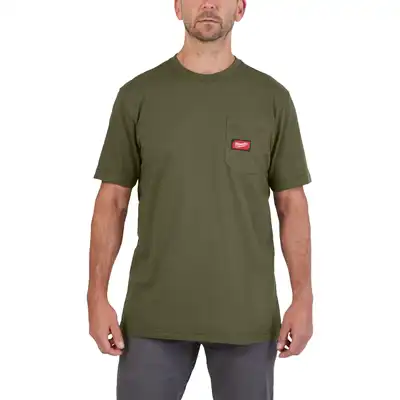 Arbeits-T-Shirt kurzärmlig grün XXL, Milwaukee_0
