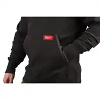Arbeits-Kapuzenpullover schwarz S, Milwaukee