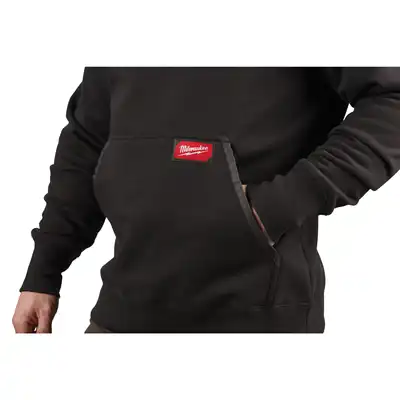 Arbeits-Kapuzenpullover schwarz L, Milwaukee_0