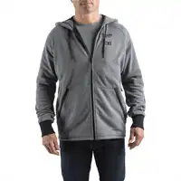 Akku-Heiz-Kapuzenpullover Herren grau M, Milwaukee