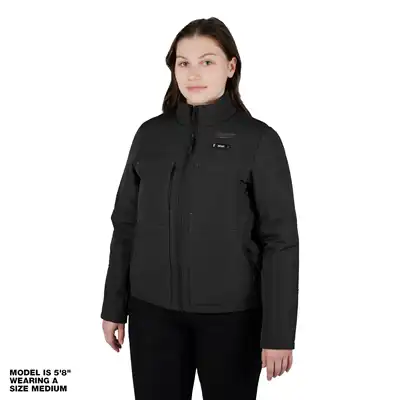 Akku-Heiz-Steppjacke Damen schwarz XL, Milwaukee_0