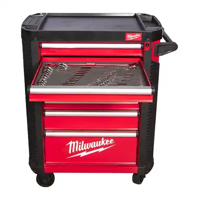 78cm Werkstattwagen bestückt 206-teilig, Milwaukee_0