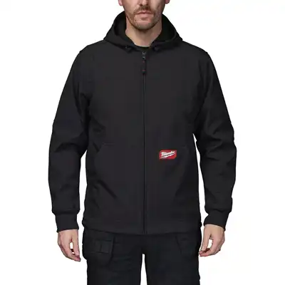 Softshell Kapuzen-Jacke schwarz Gr. S, Milwaukee_0