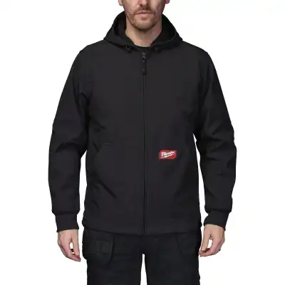 Softshell Kapuzen-Jacke schwarz Gr. M, Milwaukee_0