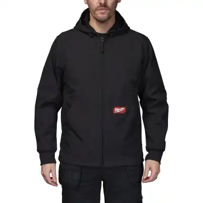 Softshell Kapuzen-Jacke schwarz Gr. L, Milwaukee_0