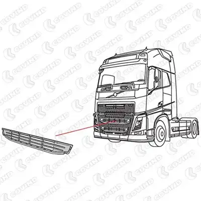 Oberer Kühlergrill Volvo FH 4_1