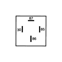 Relais ouvert 12V 30A HELLA _2