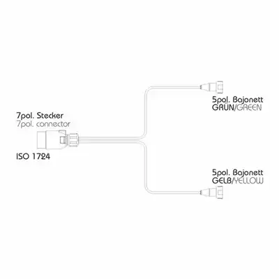 Kabel Kit 7/5 Länge 5m, 7-polig DIN/ISO 1724_2