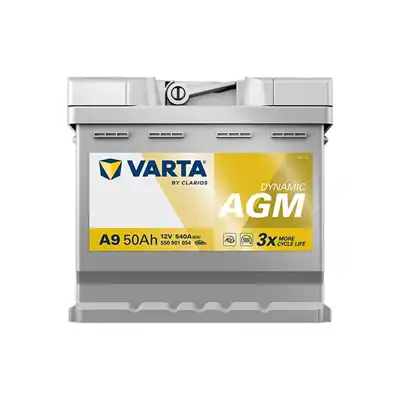 Batterie 12V 50Ah 540A, VARTA DYNAMIC AGM_2