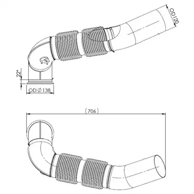 Vorderrohr für MERCEDES_1