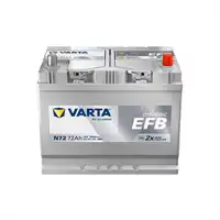 Batterie 12V 72Ah 760A, VARTA DYNAMIC EFB