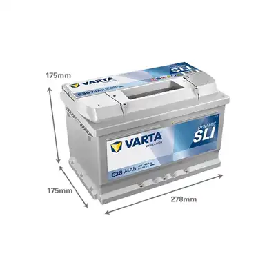 Batterie 12V 74Ah 750A, VARTA DYNAMIC SLI_1