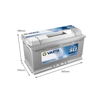 Batterie 12V 95Ah 800A, VARTA DYNAMIC SLI_1