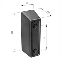Rammpuffer GTO LxBxH 250x80x100mm