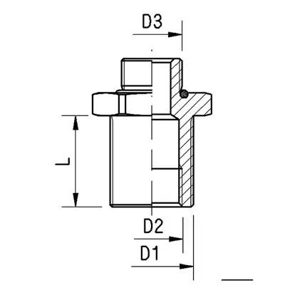 Raccordo passaparete diritto Raufoss_3