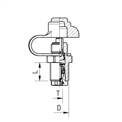 Prüfanschluss M18X1,5 - T 6X1 Raufoss_2