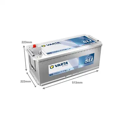 Batterie 12V 170Ah 1000A, VARTA DYNAMIC SLI_1