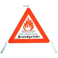 Triopan Faltsignal "BRANDGEFAHR"