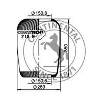 Rollbalg ohne Metall, CONTI