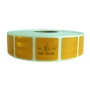 Reflexfolie gelb 12,5mx5cm für Blachenaufbau