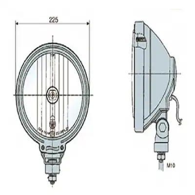 Fernscheinwerfer blaue Optik mit Standlicht_1