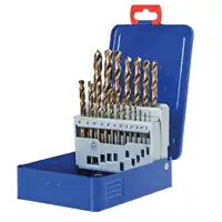 Jeu de mèches hélicoïdales, 1-10 mm, 19 pièces