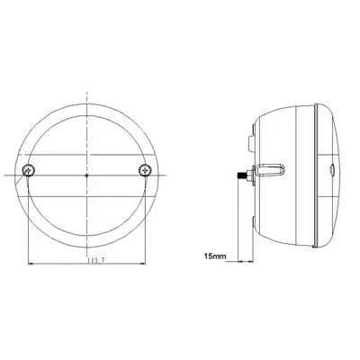 Schlussleuchte LED Ø140mm_1