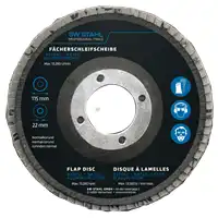 Disque à lamelles, oxyde d'aluminium, 115 mm, 