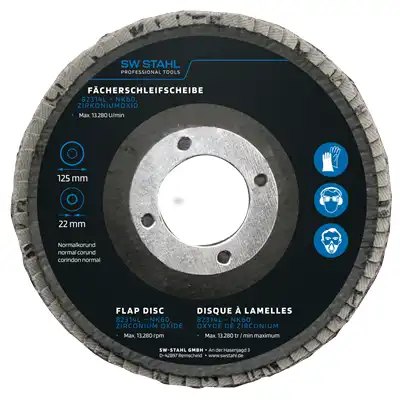 Disque à lamelles, oxyde de zirconium, 125 mm, _0