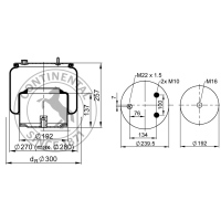 Luftfederbalg komplett mit Kolben, CONTI_1