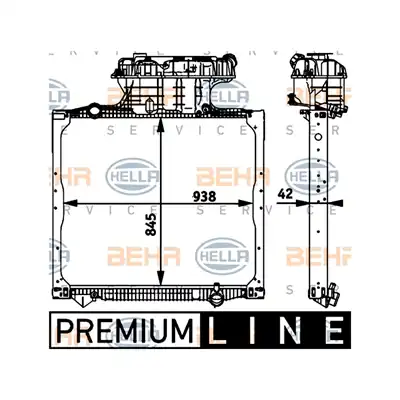 Wasserkühler MAHLE  für MAN_1