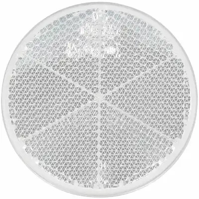 Rückstrahler Lichtscheibenfarbe: weiß geklebt_1