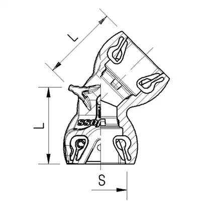 Winkelverschraubung 45° ABC NEWLine Small Raufoss_1