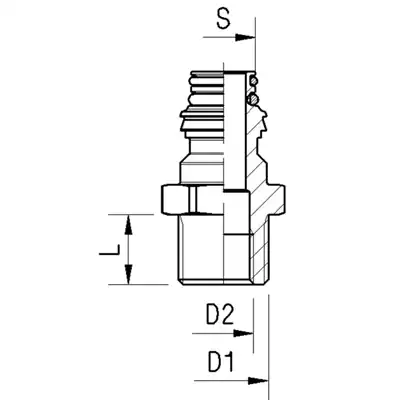 Raccordo con passaparete ABC Raufoss_1