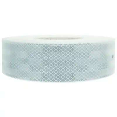 Bande autocollante réfléchissant blanche 50mx55mm_0