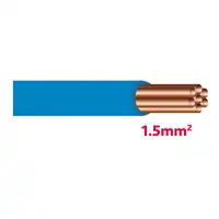 Lichtkabel 1,5 mm² blau (Rolle 25m)