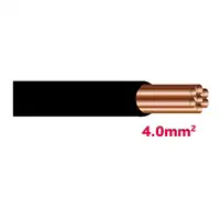 Lichtkabel 4 mm² schwarz