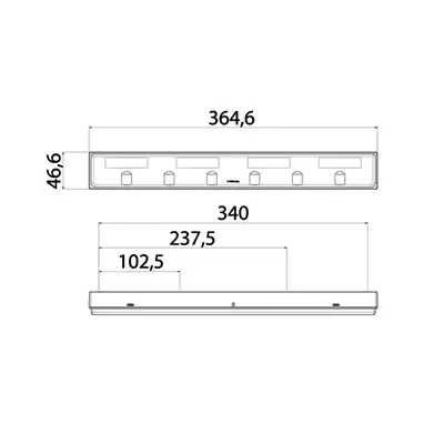 Barre éclairage LED g., conn DT4 fixation arrière_2