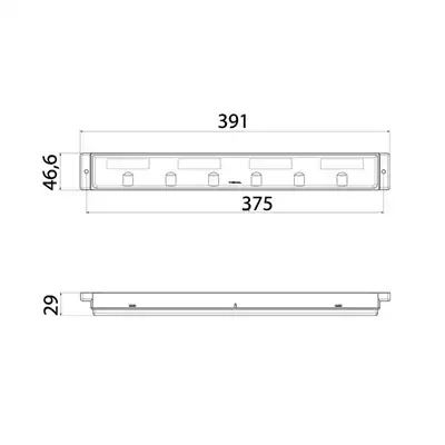 LED Leuchtbalken Rechts mit DT4 Anschlussstecker_1