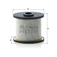Filtre, ventilation du carter-moteur MANN-FILTER_1