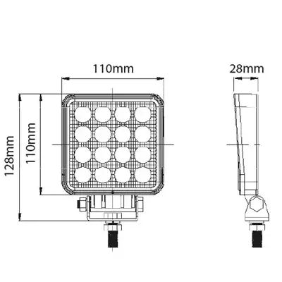 Arbeitsscheinwerfer LED 1920Lm 10-30 V_1
