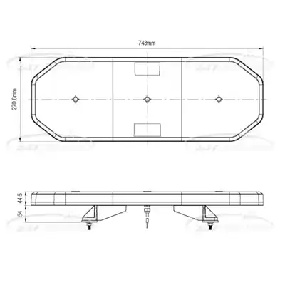 LED Warnbalken APOLLO 10-30V, 743x270.6x98.5mm_1