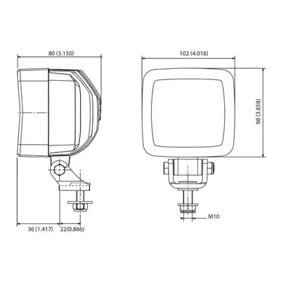 SHD 850 LED - Phare de travail Heavy LED 12/24V_2