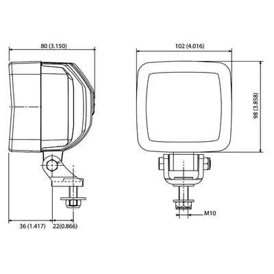 SHD 3000 LED Arbeitsscheinwerfer Heavy LED 12/100V_2
