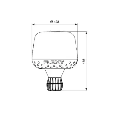 LED Rundumkennleuchte GALAXY FLEXY AUTOBLOK, gelb_1