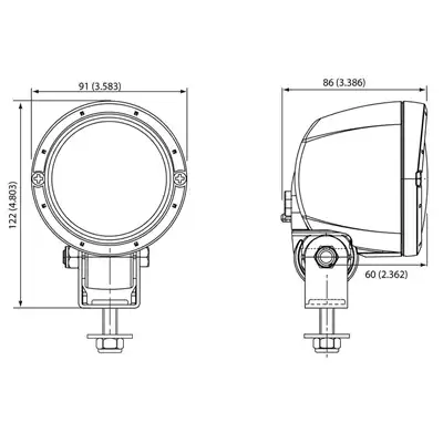 Arbeitsscheinwerfer Halogen 12V,24V, 36V, 48V, 80V_2