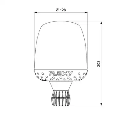 Rundumkennleuchte LED TAURUS FLEXY AUTOBLOK, blau_1